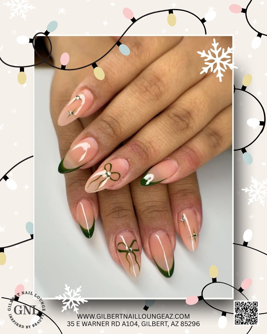 Christmas Nails at Gilbert Nail Lounge